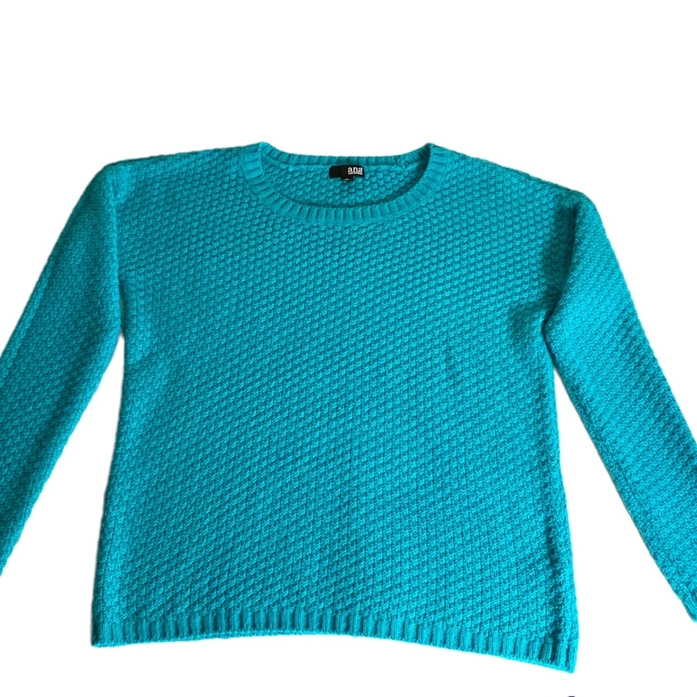 Ana teal green sweater size large